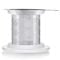 Stainless Steel Infuser with Porcelain Lid & Coaster