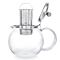 Classica Glass Teapot Set With Four Insulated Cups