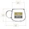 Blossoms Glass Teapot & Cup Set for Four