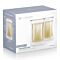 Milano Modern Insulated Glass Cups