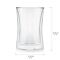 Milano Modern Insulated Glass Cups