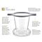 Purity Loose-Leaf Tea Glass Infuser With Versatile Lid