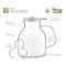 Purity Glass Whistling Kettle - 100% Plastic-Free
