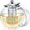 Classica Glass Teapot Set With Four Insulated Cups