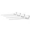 Petite Crystal Clear Heatproof Glass Stirrers