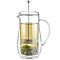 Lotus Insulated Double-Walled Glass Tea Press