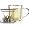 Well-being Personal Tea Maker - Glass Tea Cup With Infuser & Lid