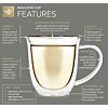 Canterbury Bells® Insulated Glass Teacups