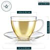 ROYAL TEACUP AND SAUCER SET - SET OF FOUR-12 OZ
