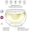 CELEBRATION® DOUBLE WALL GLASS TEA CUPS-Set of 2