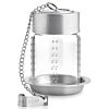 Puresteep Loose-Leaf Tea Infuser With Drip Tray-Small