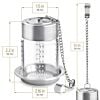 Puresteep Loose-Leaf Tea Infuser With Drip Tray-Small