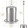 Blossoms Stainless Steel Loose Tea Infuser - Small