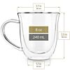 Canterbury Bells® Insulated Glass Teacups