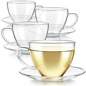 Royal Teacup and Saucer Set of Four