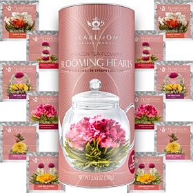 Heart Tea - Heart-Shaped Flowering Tea Canister