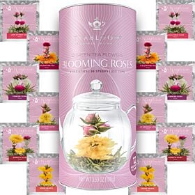 Rose Tea - Blooming Roses Flowering Tea Canister