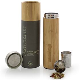 The Naturalist All-Purpose Beverage Bamboo Thermos Tea Infuser