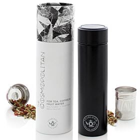The Cosmopolitan Insulated Brew Tumbler - Jet Black
