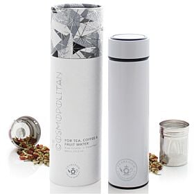 The Cosmopolitan Insulated All-Brew Pearl White Tumbler