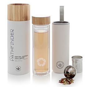 The Pathfinder All-Brew Insulated Glass Tea Tumbler
