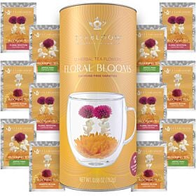 Herbal Tea Flowers - Caffeine-free Petite Blooming Tea Canister