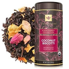 Coconut Biscotti Organic Loose Leaf Tea Canister