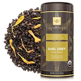 Private Garden Earl Grey Organic Loose Leaf Tea Canister