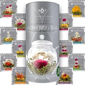 Floral Variety Flowering Tea Canister - 12 Unique Blooming Teas