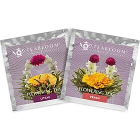 Litchi Flower & Peach Flower Tea - 2 Blooming Teas