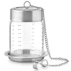 Puresteep Loose-Leaf Tea Infuser With Drip Tray
