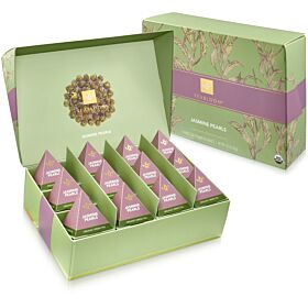 Jasmine Pearls - Organic Pyramid Tea Presentation Box