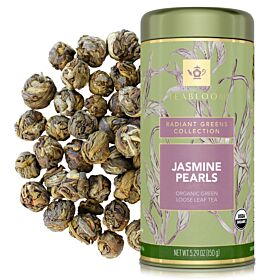 Jasmine Pearls Organic Loose Leaf Tea Canister