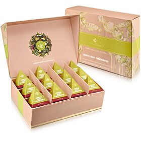 Lemon Mint Chamomile Pyramid Tea Presentation Box
