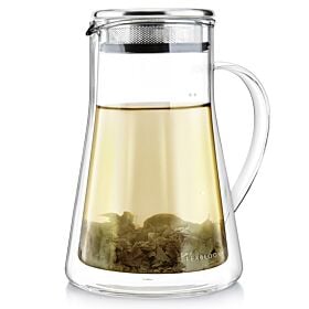 Milano Elegant One-Touch Insulated Glass Tea Brewer