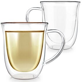 Canterbury Bells® Insulated Double-Walled Coffee Glasses & Teacups