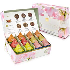 Sacred Lotus Organic Pyramid Teas Presentation Box