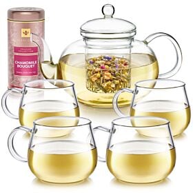 Chamomile Bouquet Complete Blossoms Tea Set