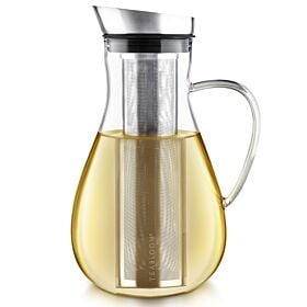 Silhouette Multi-Brew Glass Tea Pitcher with an Infuser