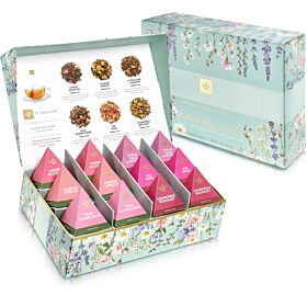 Spring Blossoms Gourmet Pyramid Teas Presentation Box