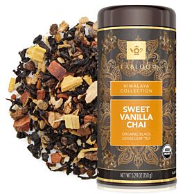 Sweet Vanilla Chai Organic Loose Leaf Tea Canister