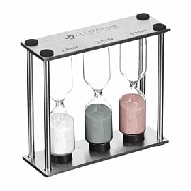 3-in-1 Trio Tea Timer in Brushed Stainless Steel