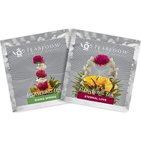 Rising Spring & Eternal Love Blooming Jasmine Tea Flower Pair