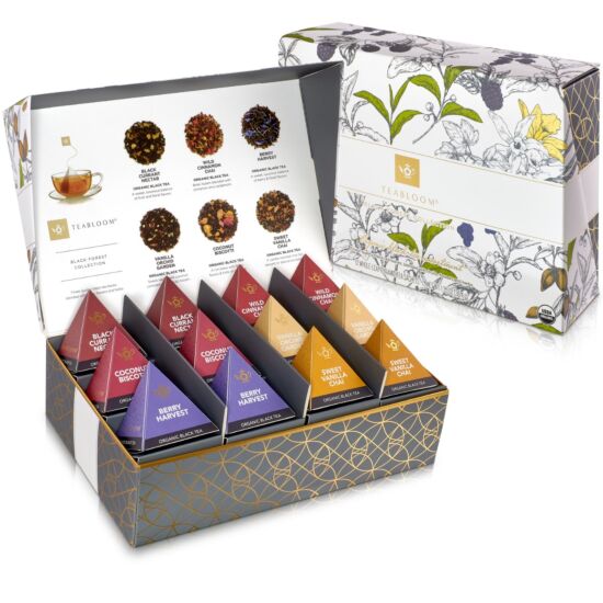 Black Forest Organic Pyramid Teas Presentation Box