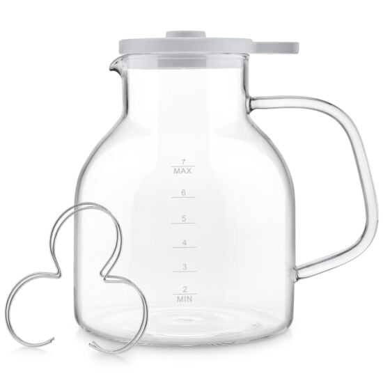 Purity Glass Whistling Kettle - 100% Plastic-Free