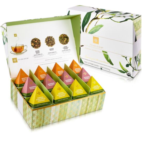 Radiant Greens Organic Assorted Teas Presentation Box