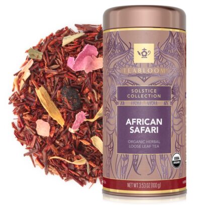 African Safari Organic Loose Leaf Tea Canister
