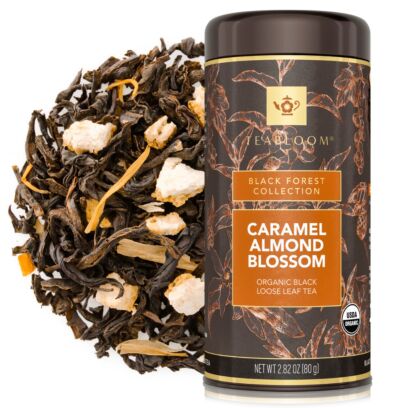 Caramel Almond Blossom Loose Leaf Tea Canister