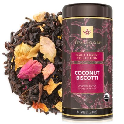 Coconut Biscotti Organic Loose Leaf Tea Canister