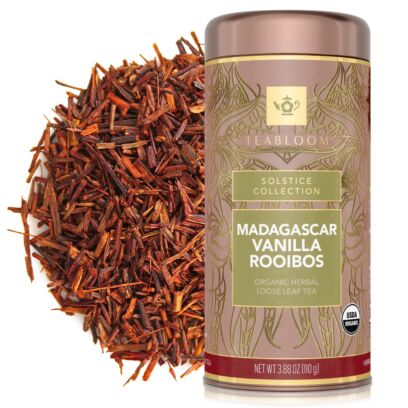 Madagascar Vanilla Rooibos Organic Loose Leaf Tea Canister